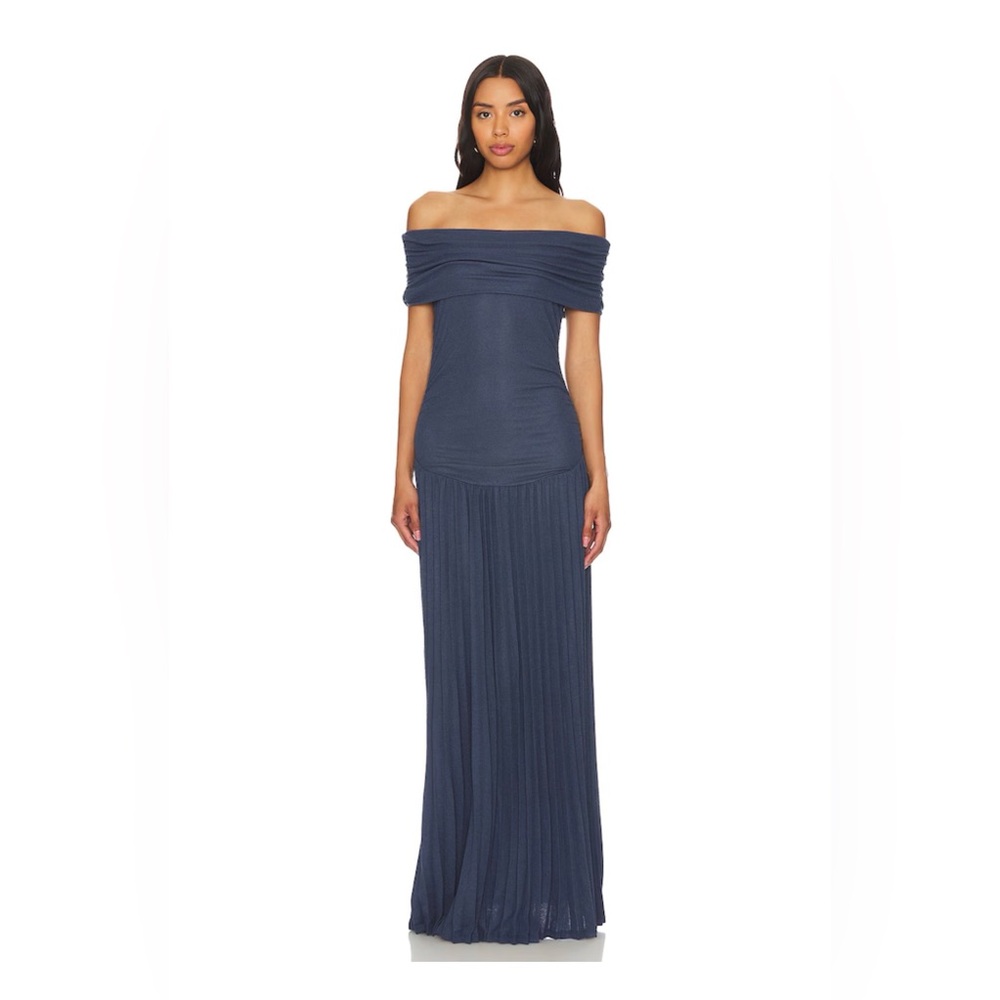 Field Of Dreams Dress in Navy